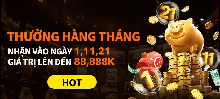 S888now phát thưởng hàng tháng tối đa đến 88.888k